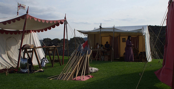 Camp at Scarborough Castle